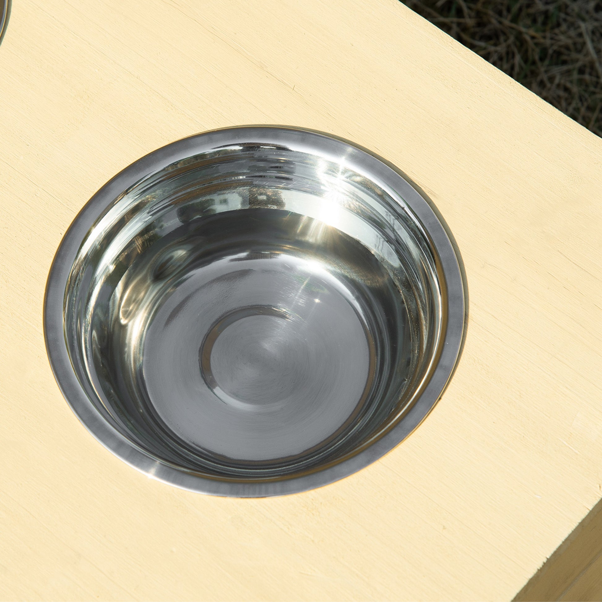 Pawhut Casa Para Perros Madera Con 2 Ventanas Comedero 2 Cuencos Mesa De Cultivo_3