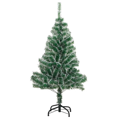 Vidaxl Árbol De Navidad Artificial Con 150 Leds Bolas Y Nieve 150 Cm_4