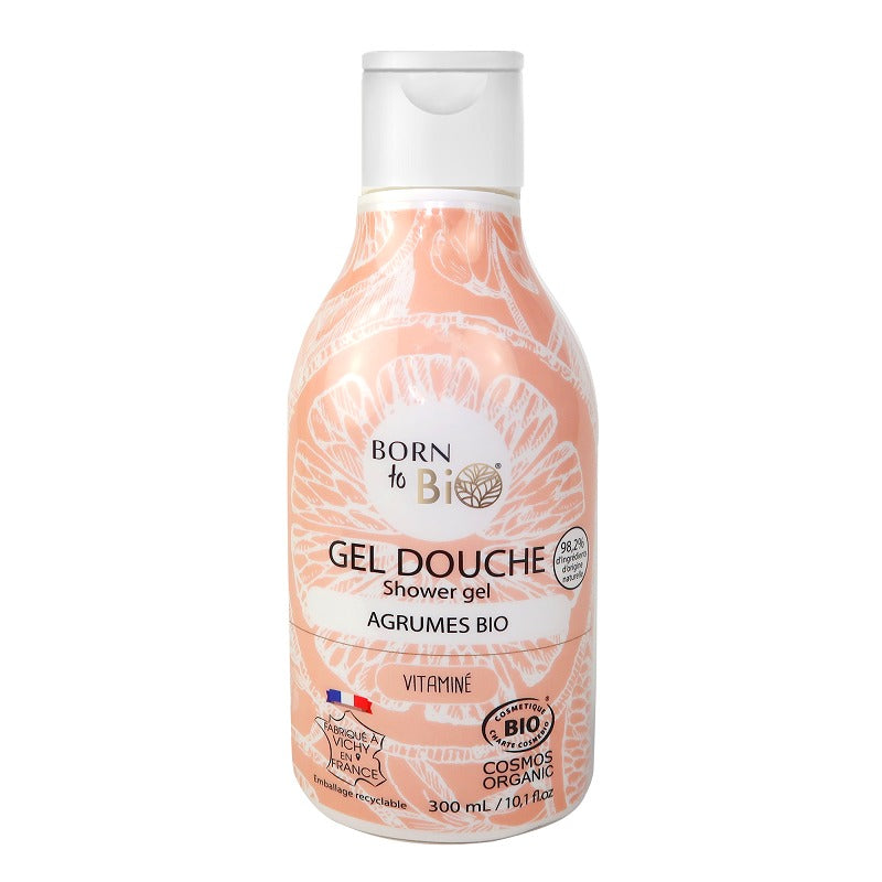 Gel de Ducha Ecológico de Cítricos Orgánicos Born to Bio 300 ml