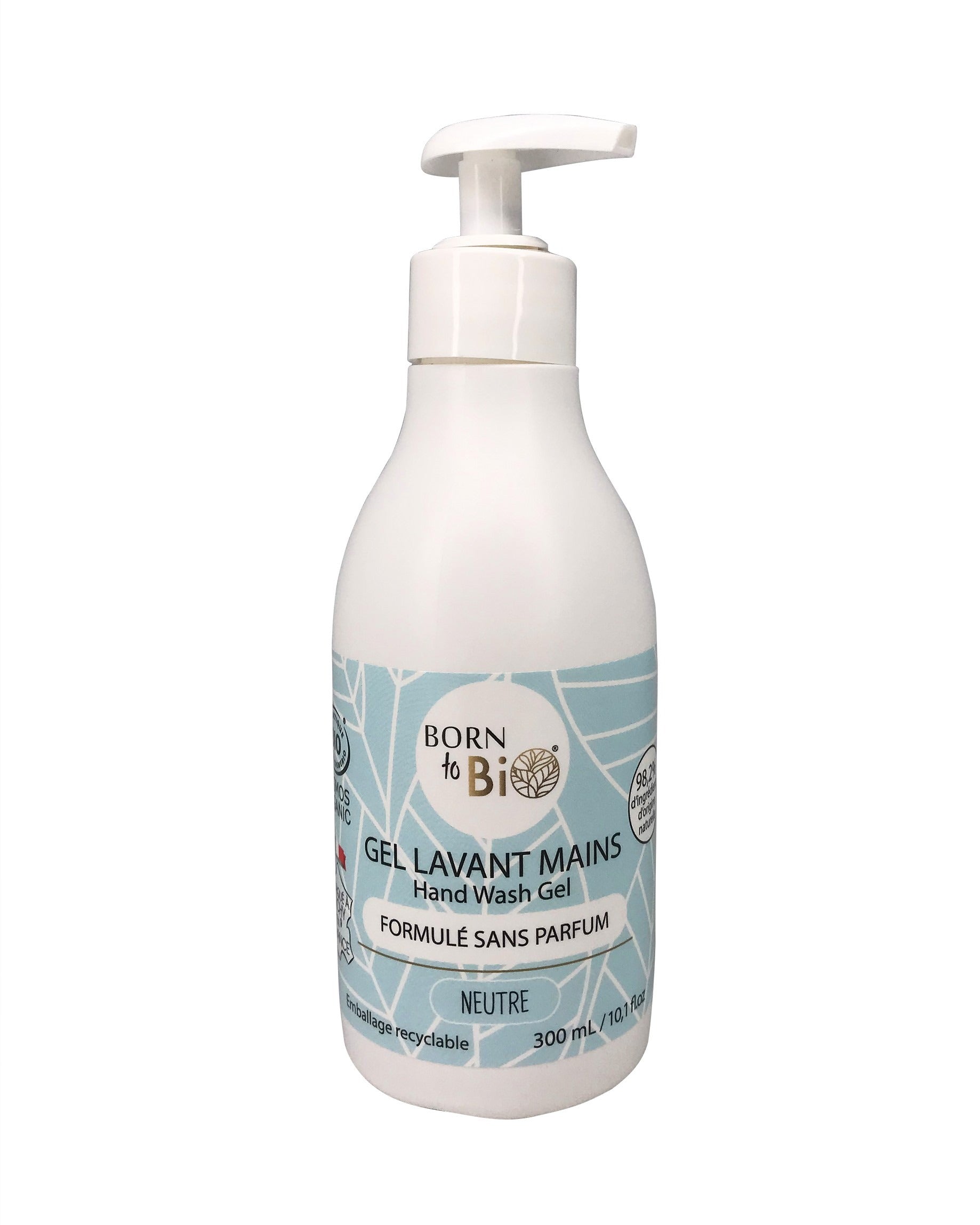 Jabón Líquido Neutro Sin Perfume Cosmos Orgánico Born to Bio 300 ml