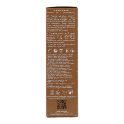 Crema facial color dorado spf 30 Biarritz 50ml