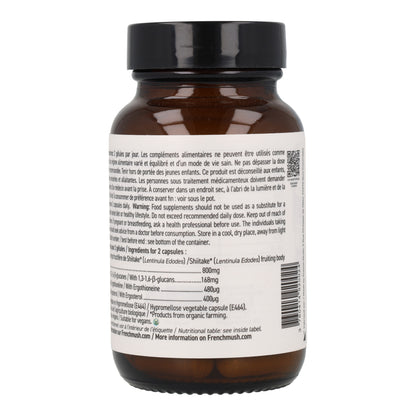Cápsulas de Extractos de Shitake BIO French Mush 56 uds