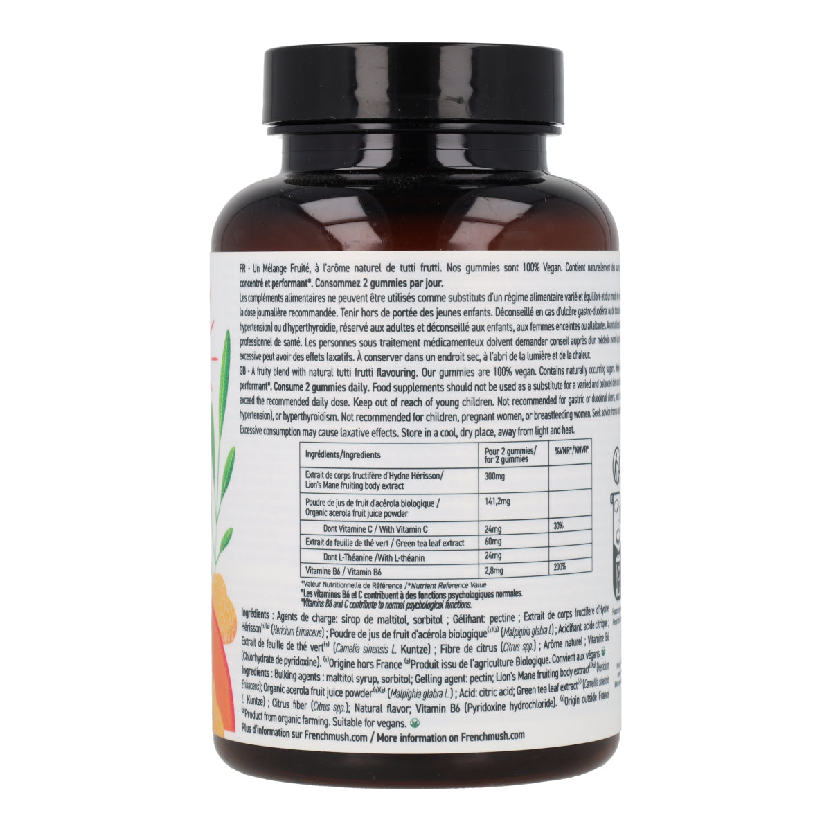 Gummies LIBIDO con Cordyceps French Mush 126g French Mush 42 uds