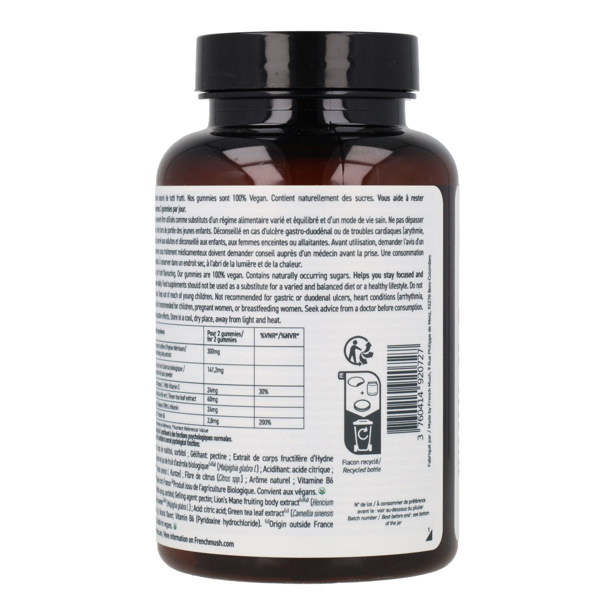 Gummies LIBIDO con Cordyceps French Mush 126g French Mush 42 uds