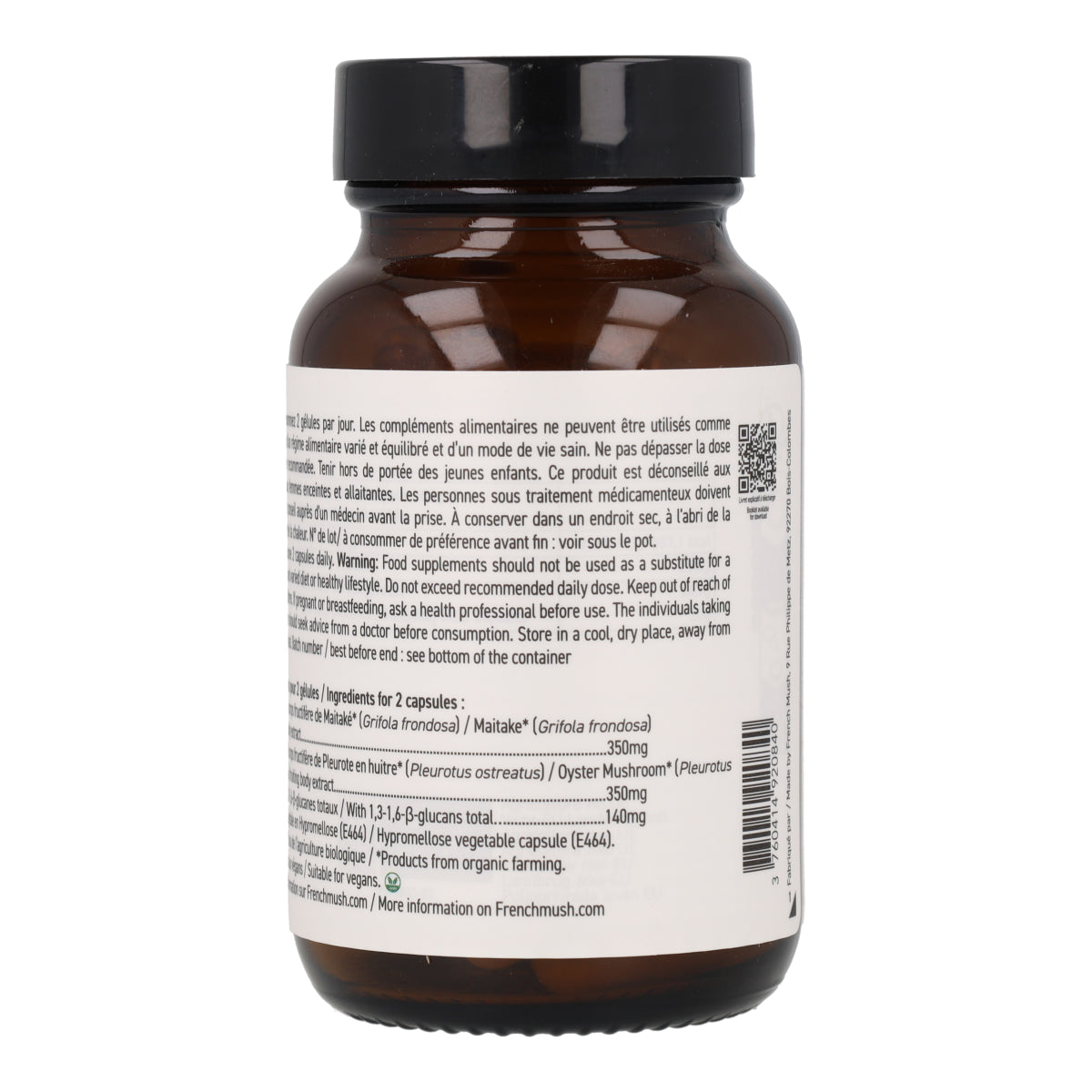 Cápsulas de Extractos de Maytake BIO French Mush 56uds