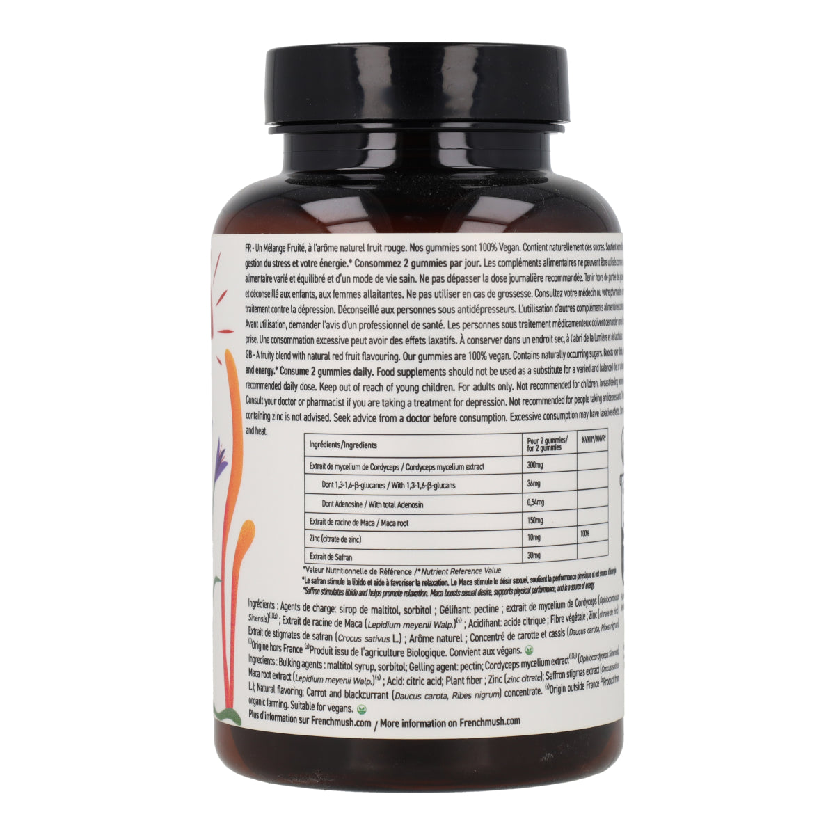 Gummies FOCUS con Melena de León French Mush 126g 42 uds