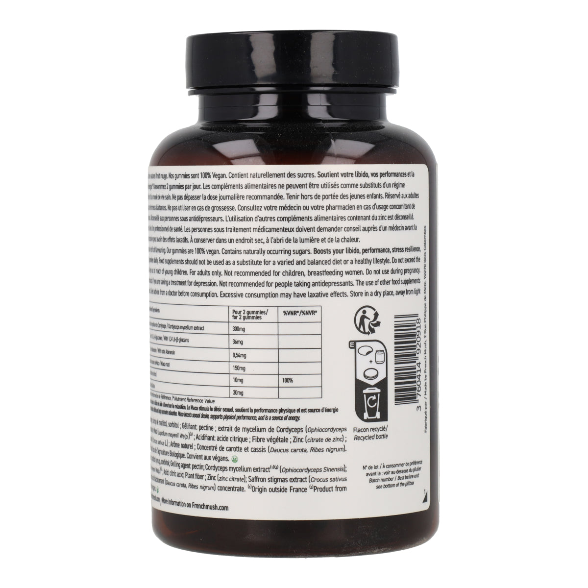 Gummies FOCUS con Melena de León French Mush 126g 42 uds