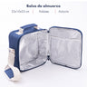 Bolsa De Almuerzo 23x10x23cm En Poliester Color Azul El Ganso
