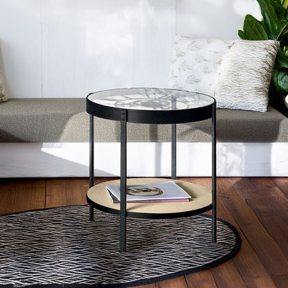 Wellhome Mesa Centro Reloj Mecánico Ø51x49cm