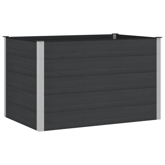 Arriate Elevado Negro 150 X 100 X 91 Cm_0