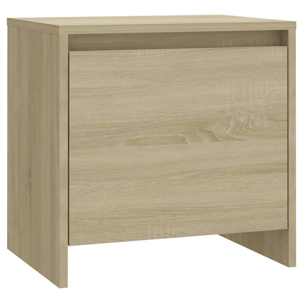 Mesita Noche 2 Uds Madera Ingeniería Roble Sonoma 45x34x44,5 Cm_3