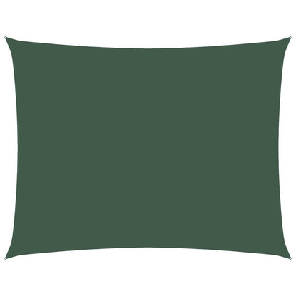 Vidaxl Toldo De Vela Rectangular Tela Oxford Verde Oscuro 2,5x3,5 M_0