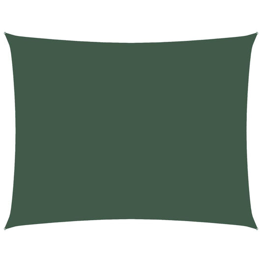 Vidaxl Toldo De Vela Rectangular Tela Oxford Verde Oscuro 2,5x3,5 M_0
