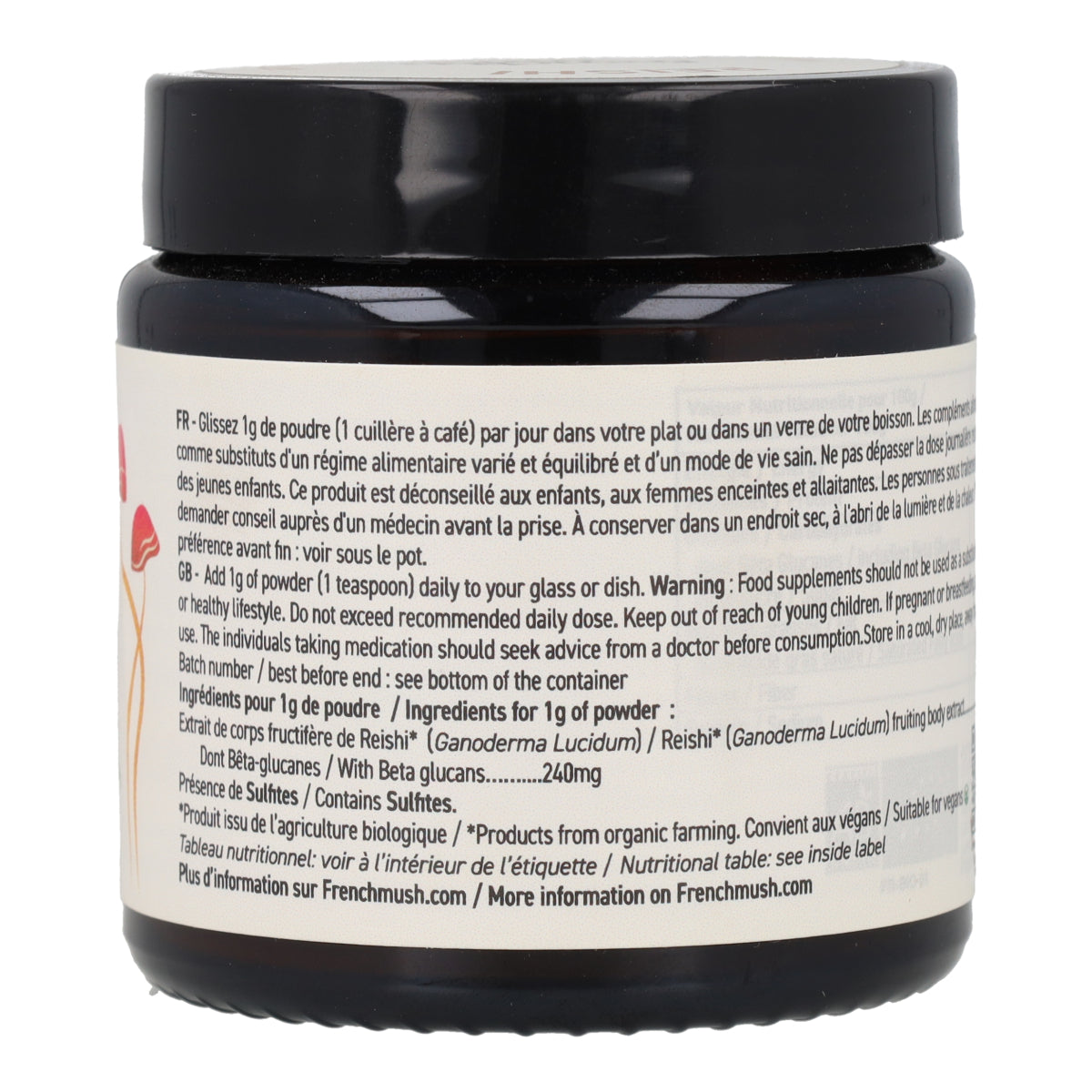 Polvos de Extractos Reishi BIO French Mush 30g