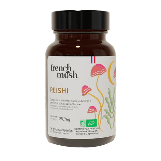 Cápsulas de Extractos de Reishi  BIO French Mush 56 uds