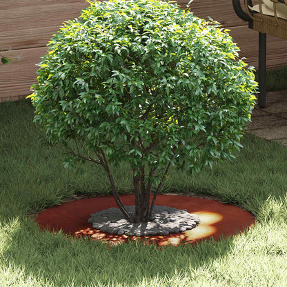 Adecuado Para Anillo De Árbol Plano Oxidado Ø30/60 Cm_1