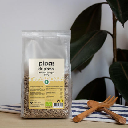 Pipas peladas de Girasol ECO Planeta Huerto 500 g