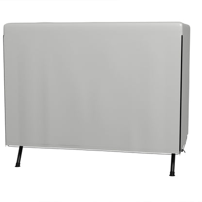 Outsunny Funda Balancín Jardín Con Cremallera 215x155x150 Cm Gris Claro_4