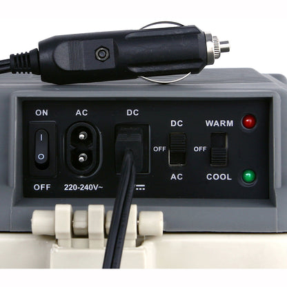 Nevera Portátil Eléctrica De Viaje, Coche, Camping, 21 L, Conexión 12v Y 220v, Enfría Y Calienta, Briebe, Cf1151, Gris