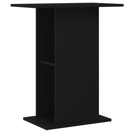 Vidaxl Soporte Para Acuario Madera De Ingeniería Negro 60,5x36x72,5 Cm_0