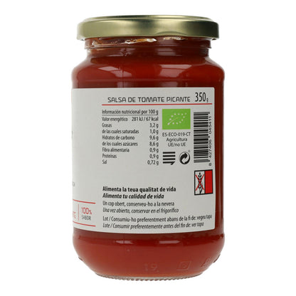 Salsa de Tomate Picante ECO Cal Valls, 350 g