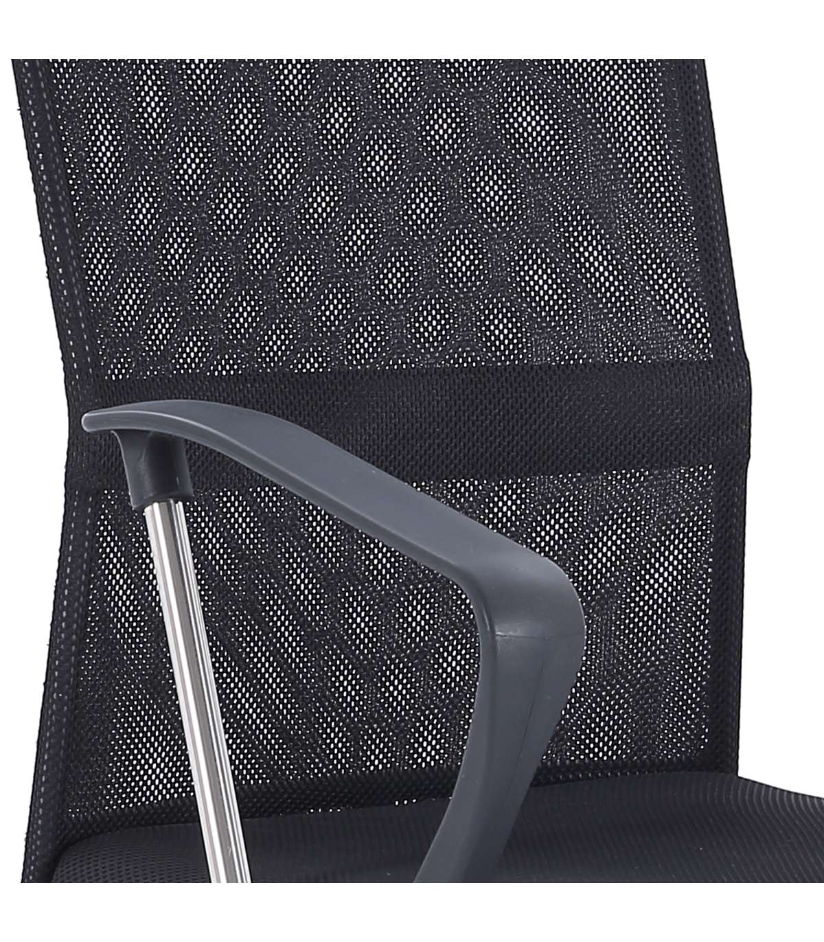 Sillón Giratorio Coach Red Transpirable Negro, 64 X 64 X 112-122 Cm (ancho X Largo X Alto_2