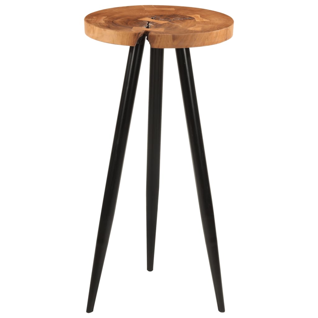 Mesa Alta De Troncos Madera Maciza De Acacia Ø53x105 Cm_0