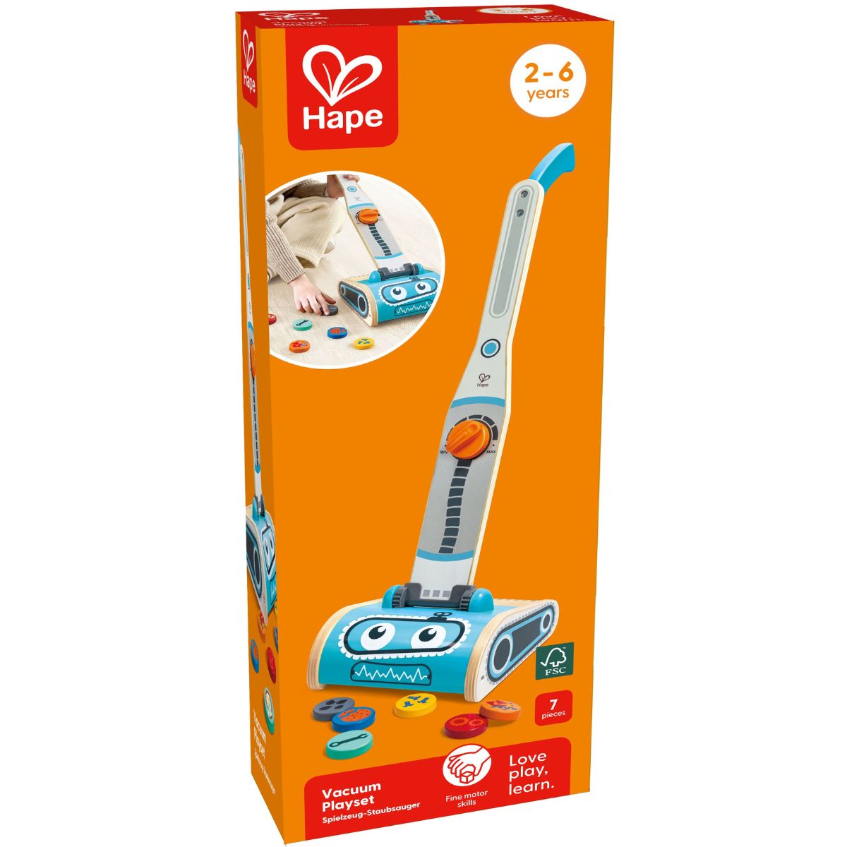 Aspiradora Juego Imitación Hape_1