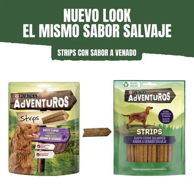 AdVenturos Strips Venado salvaje 90 g