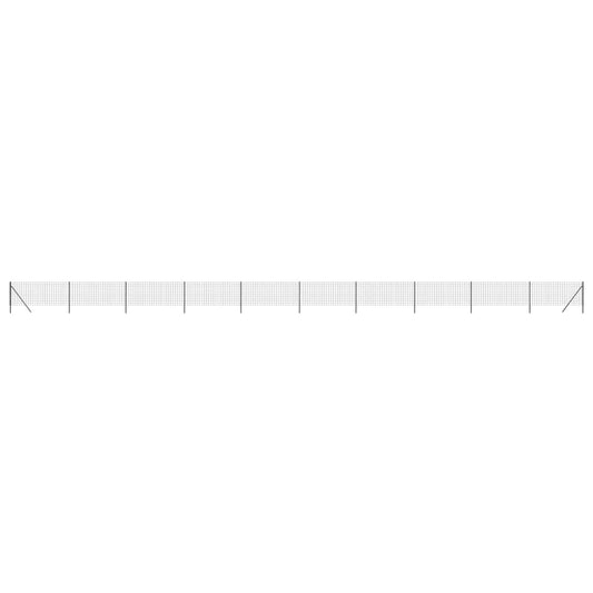 Cerca De Alambre De Acero Galvanizado Gris Antracita 1x25 M / Vetonek_0