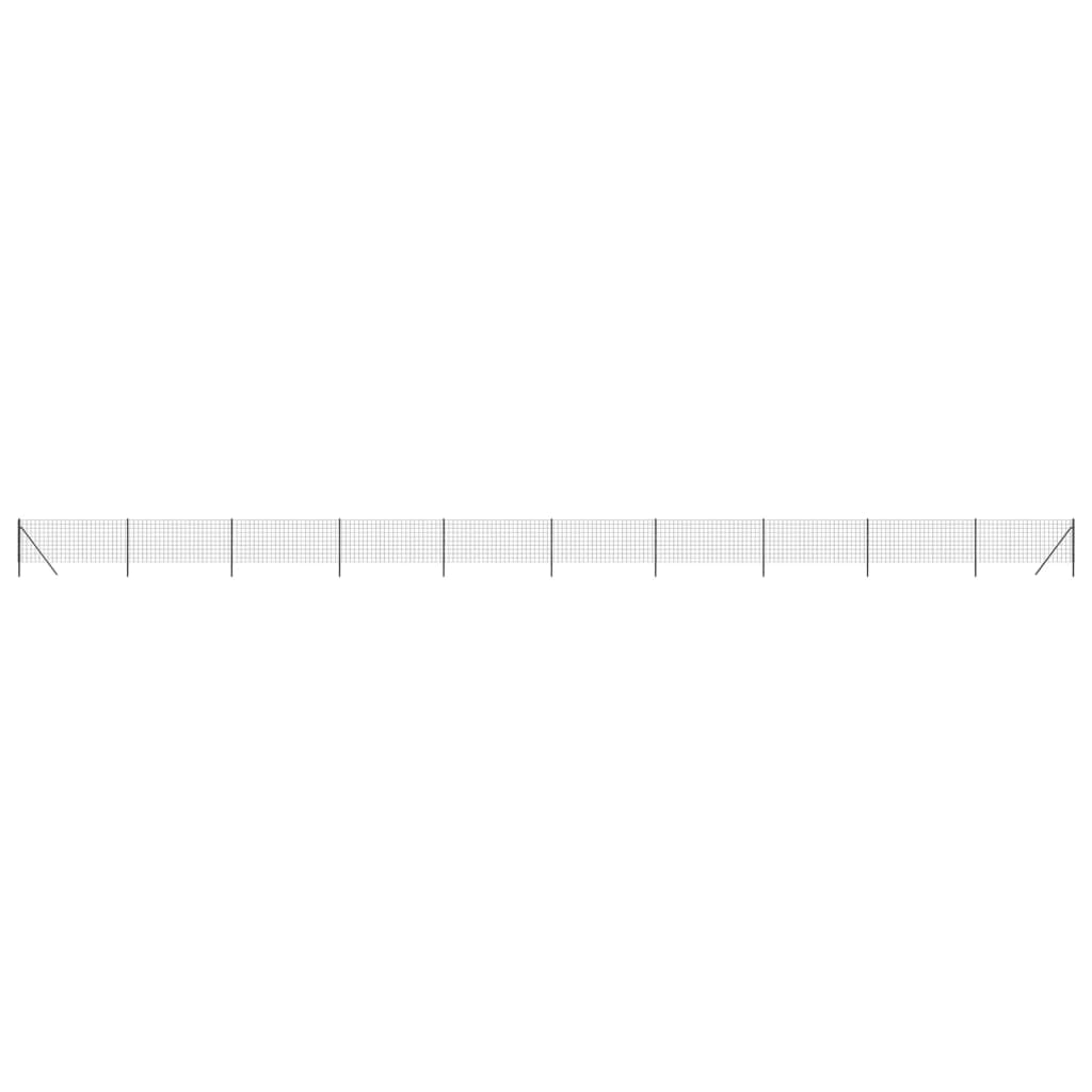 Cerca De Alambre De Acero Galvanizado Gris Antracita 1,1x25 M / Vetonek_1
