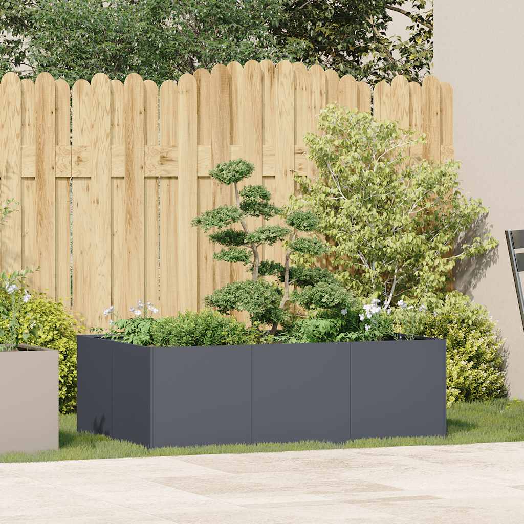 Jardinera Acero Gris Antracita 120x80x40 Cm_2