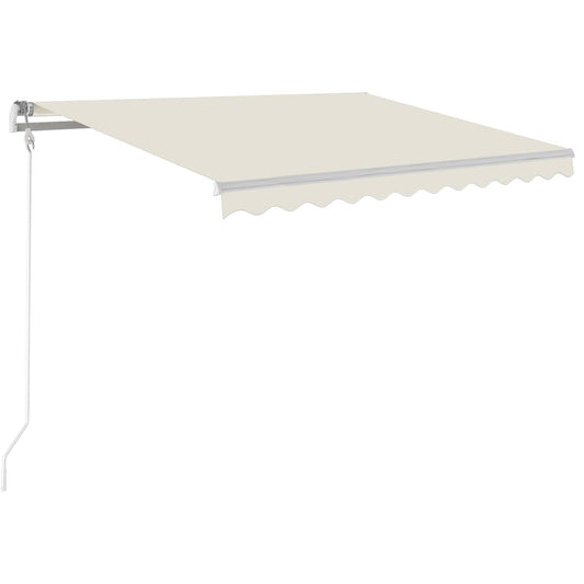 Toldo Automático Con Led Y Sensor De Viento Crema 350x250 Cm_0
