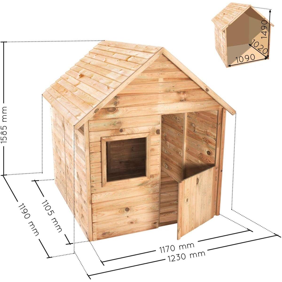 Casita infantil de madera Marina Soulet