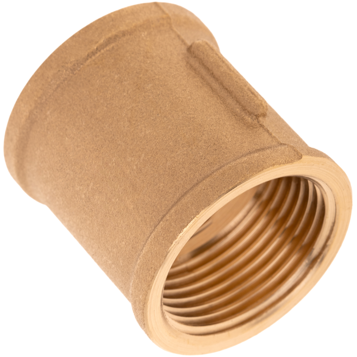 Pack De 5 Unidades Manguito Hembra De Latón Zincado De 3/4“ Para Instalaciones De Agua_2