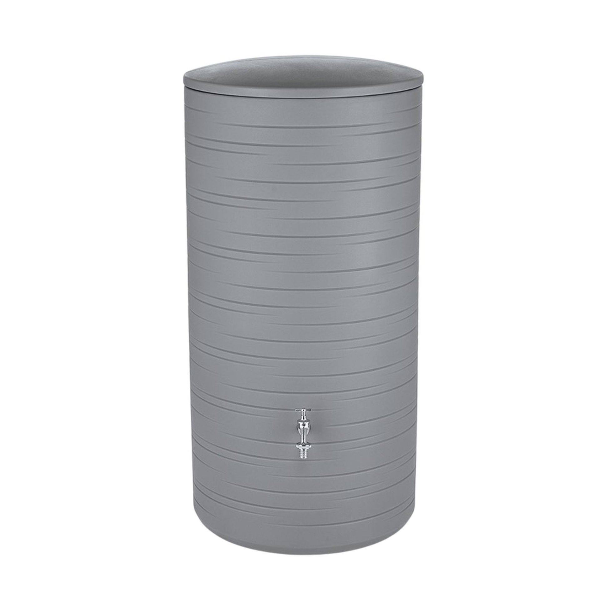 Bidón De Agua De Lluvia Novara 280l Color Gris