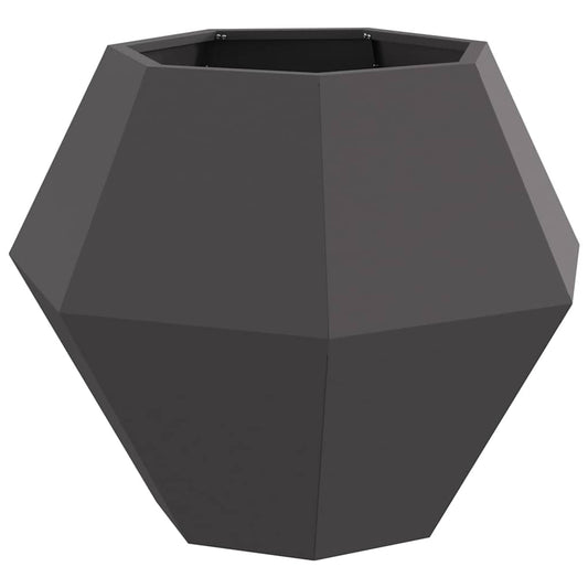 Jardinera Negro 75 X 75 X 60 Cm Acero_0
