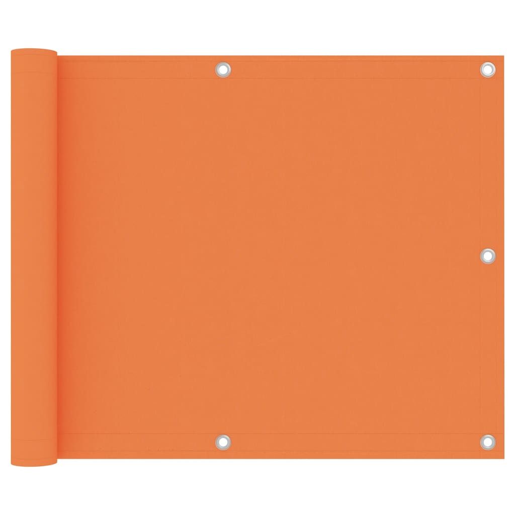 Vidaxl Toldo Para Balcón Tela Oxford Naranja 75x500 Cm_0