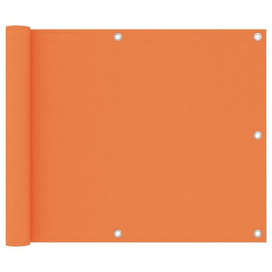 Vidaxl Toldo Para Balcón Tela Oxford Naranja 75x500 Cm_0