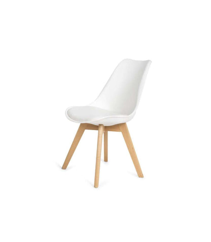 Pack 4 Sillas Super Dereck En Polipiel Color Blanco, 42 Cm(ancho) 81 Cm(altura) 46 Cm(fond_5