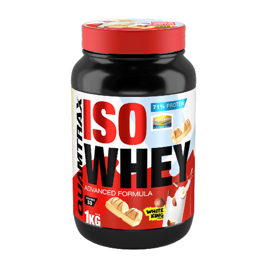 Isowhey - 1kg - Crema Blanca De Avellanas Tostadas - Proteína De Aislado De Suero Isolate - Quamtrax_0