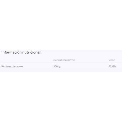 Chromium Picolinate 60 Caps