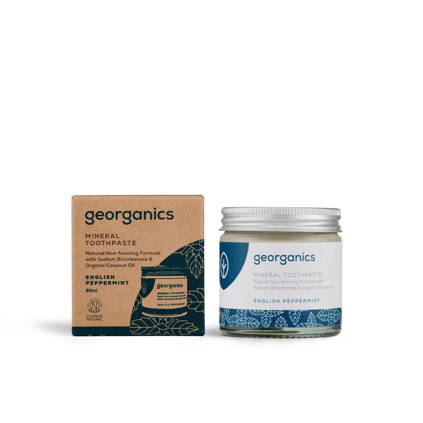 Dentífrico con Aceite de Coco Menta Georganics 60 ml
