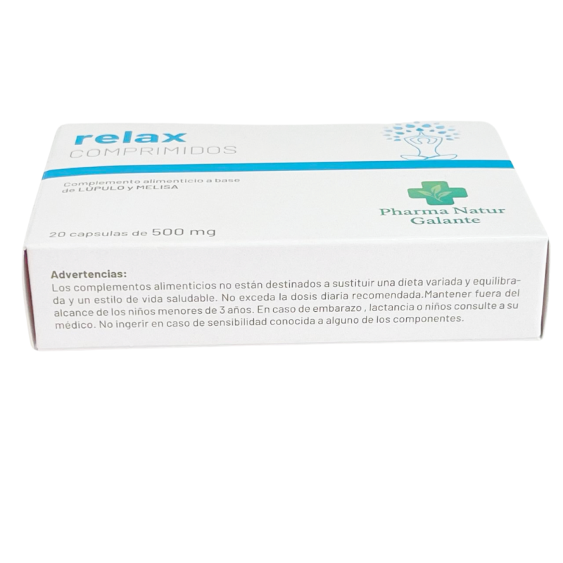 Relax Comprimidos – Alivio Natural Para La Ansiedad, El Estrés Y El Sueño