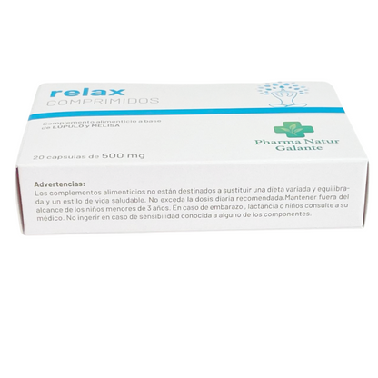 Relax Comprimidos – Alivio Natural Para La Ansiedad, El Estrés Y El Sueño