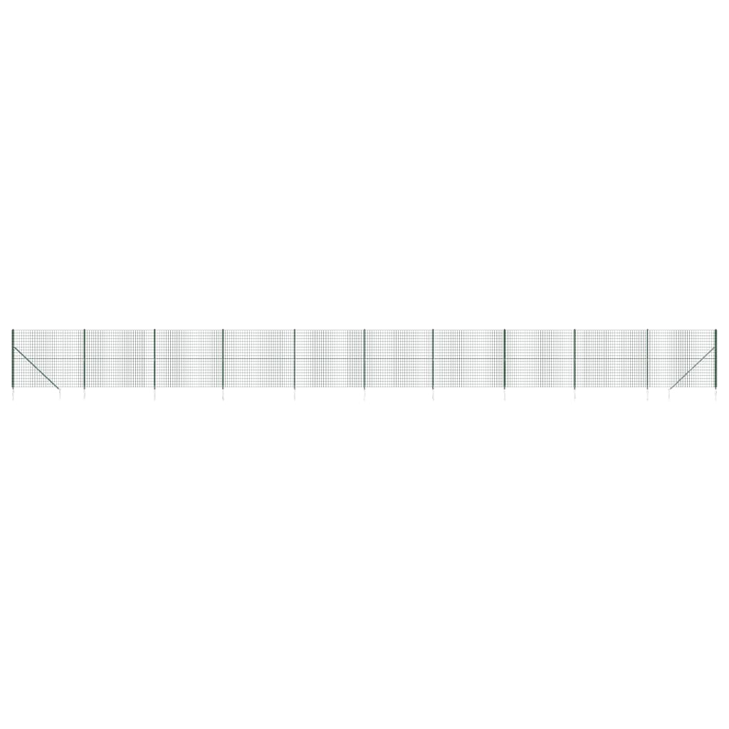 Cerca De Alambre Con Pinchos De Anclaje Verde 1,6x25 M / Vetonek_4