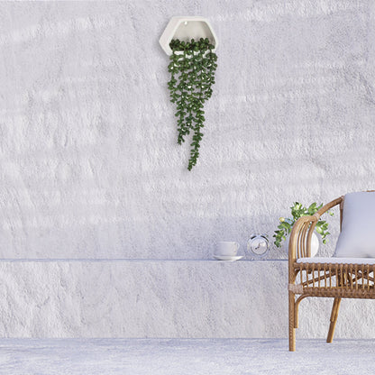 Planta Colgante De Pared Contemporánea- Altura Total Con Planta Caída: 45 Cm_3