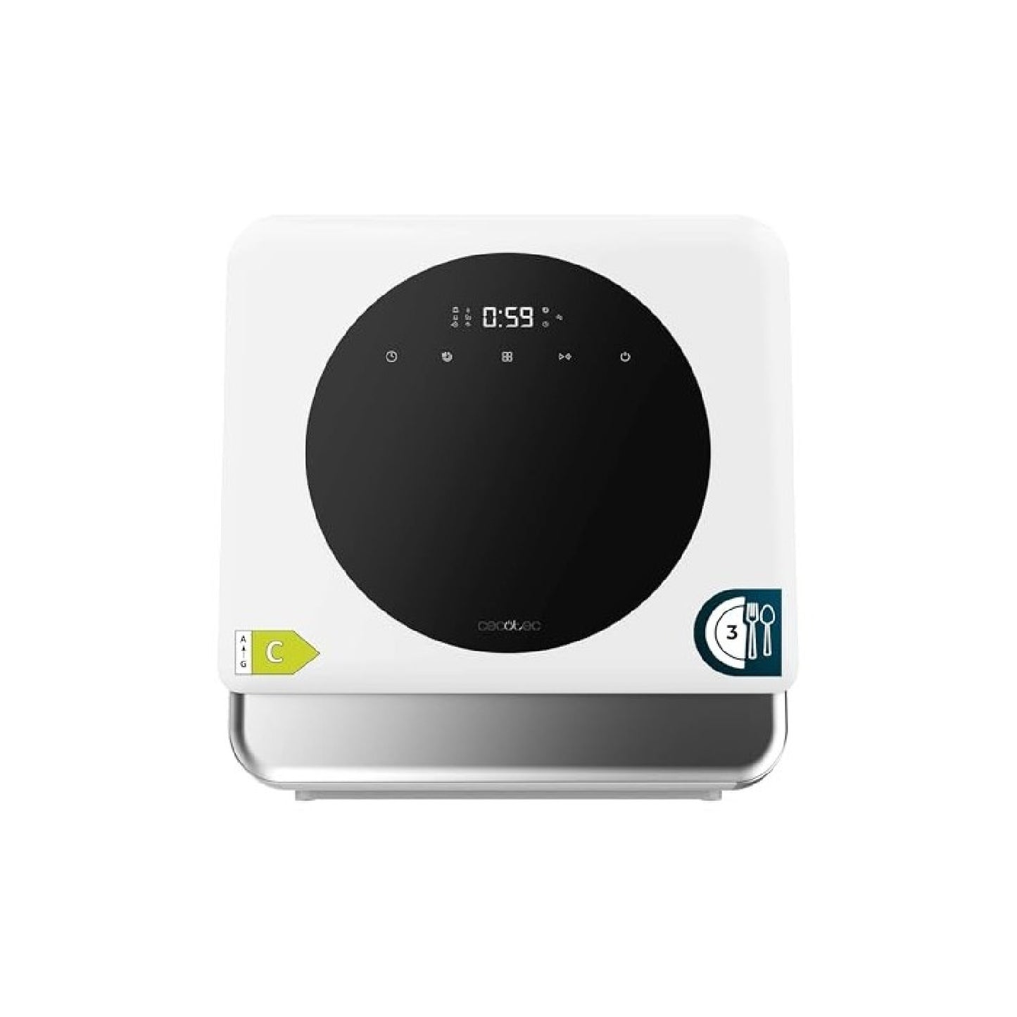 Cecotec Lavavajiillas Compacto Libre Instalación Sobremesa Bolero Aguazero 1100. 3 Cubiertos, Bajo Consumo, 6 Programas_0
