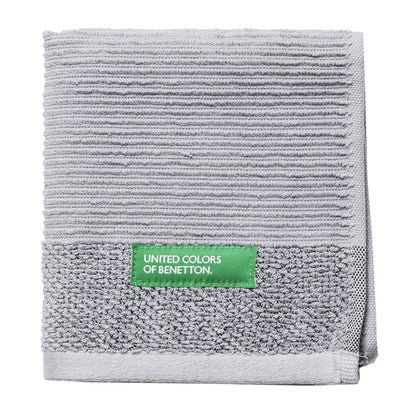 Set 3pcs Toallas De Baño (30x50+50x90+70x140cm) 450 Gsm 100%algodon Gris Casa Benetton_4