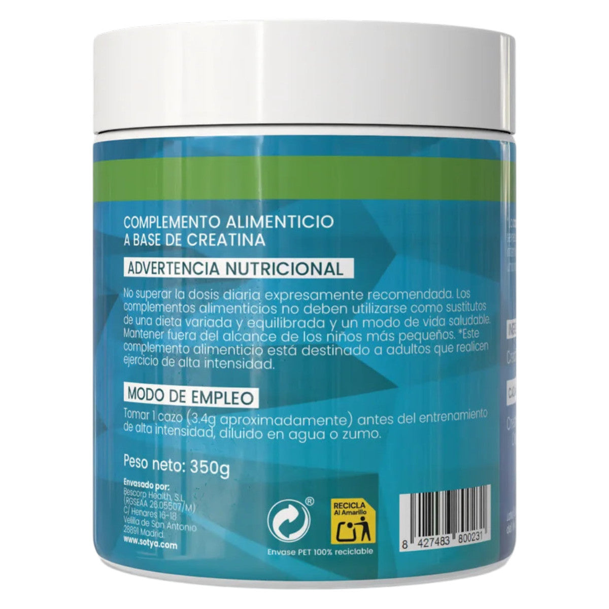 Creatina Monohidrato 100% Sotya 350 g